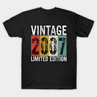 16 Years Old Vintage 2007 Limited Edition 16th Birthday gift T-Shirt